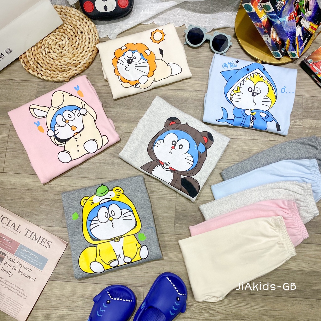 [Bé:6-19kg] Bộ Quần Áo Dài Tay Minky Mom, Vải Cotton Hàn Mềm Mịn Cho Bé 6-19Kg-Mã:TD-IN58