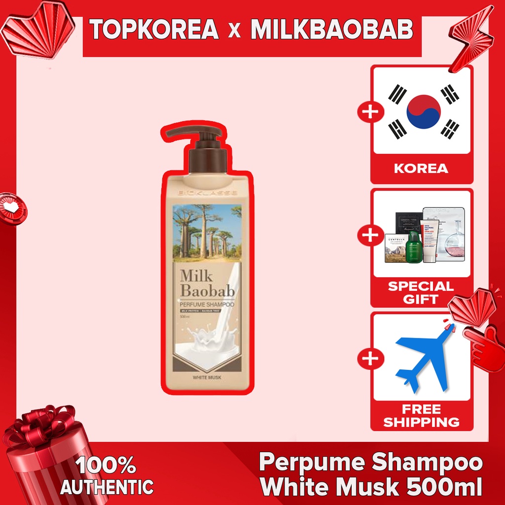 ★MILK BAOBAB★ \\BTS PICK \in perfume body Wash or Shampoo / white musk / Baby Powder 500ml ,1000ml/ TOPKOREA / Shipping from korea