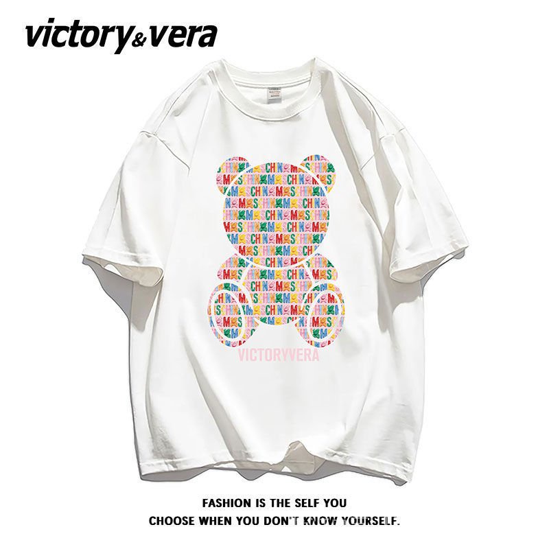 Áo Thun Cotton Tay Ngắn Dáng Rộng Thời Trang Mùa Hè Hàng Mới 2022 Dành Cho Nữ