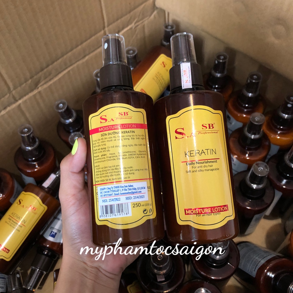 Xịt dưỡng tóc SB Hương Nước Hoa Cao Cấp phục hồi tóc 250ml