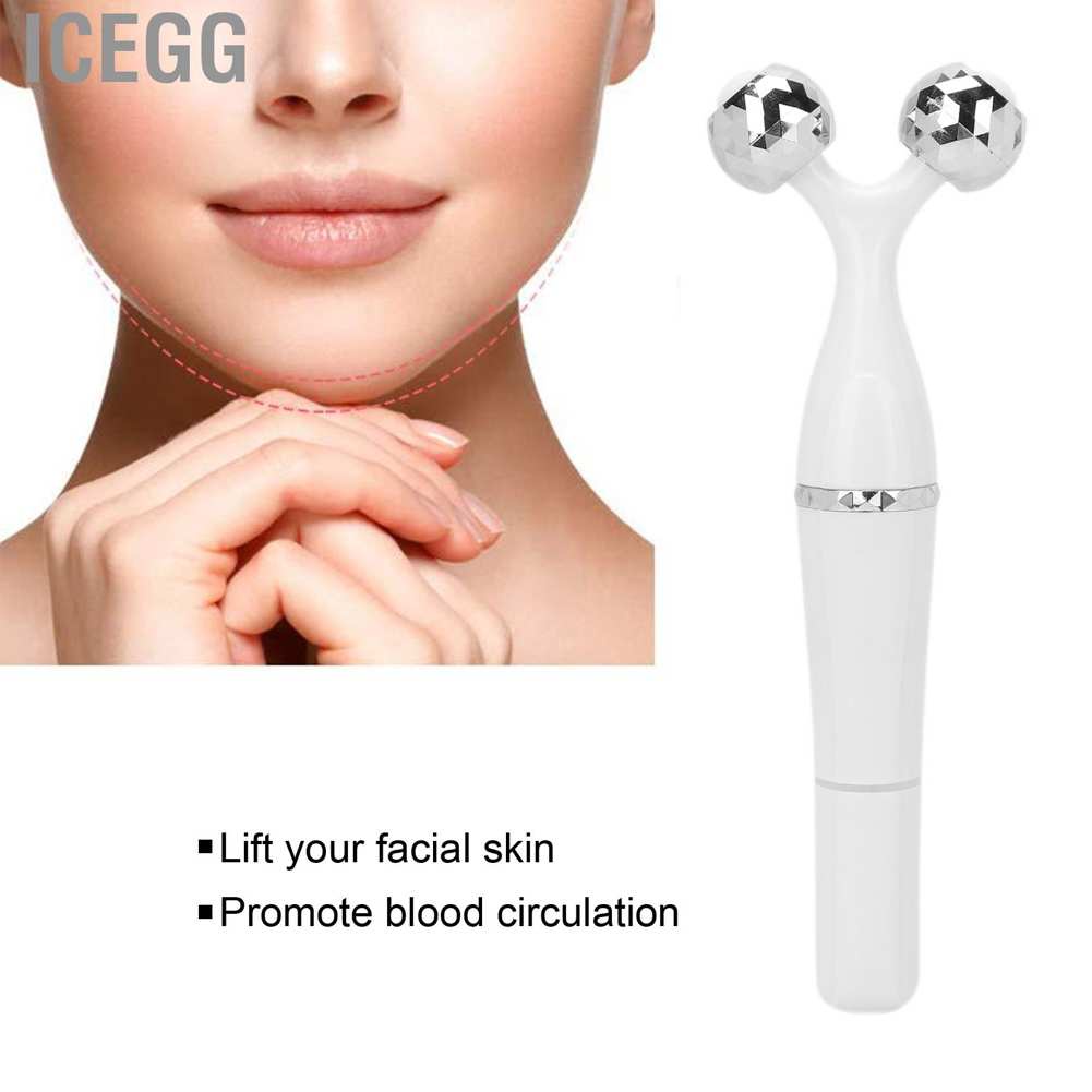 3 in 1 Facial  Roller Electric 3D Face Lift Beauty Anti‑Wrinkles