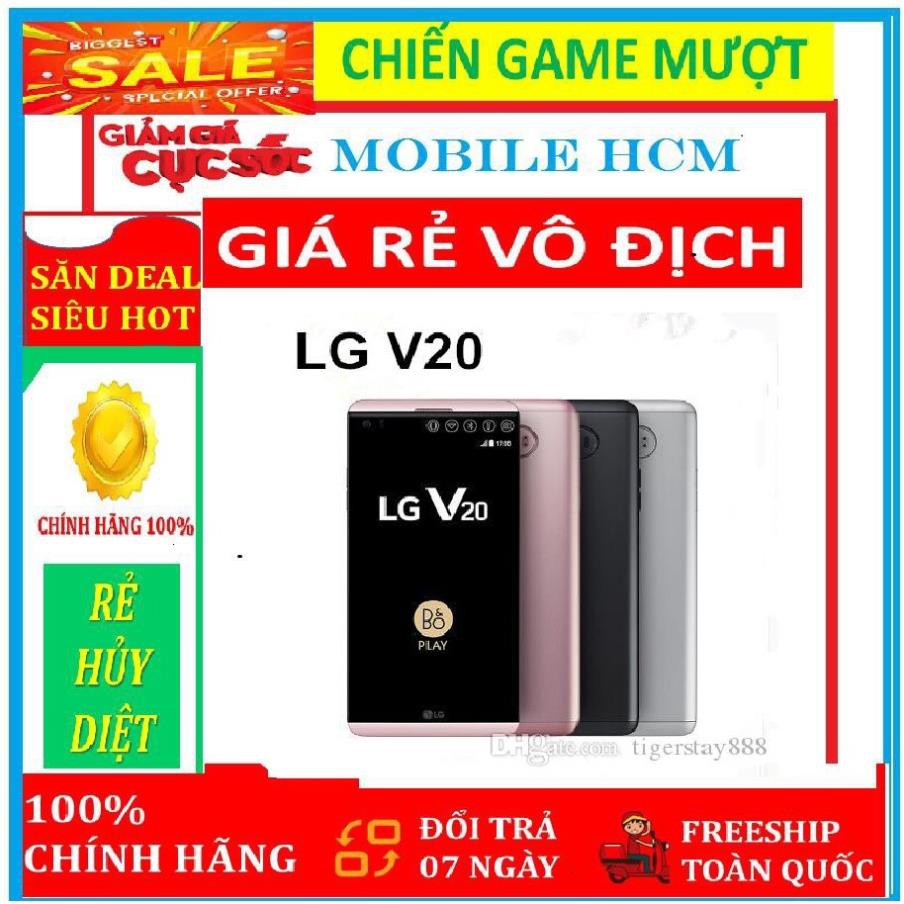 Điện thoại LG V20 Rom 64GB Ram 4GB mới Fullbox - Đủ Màu - Máy Xịn, Vân Tay Nhạy,