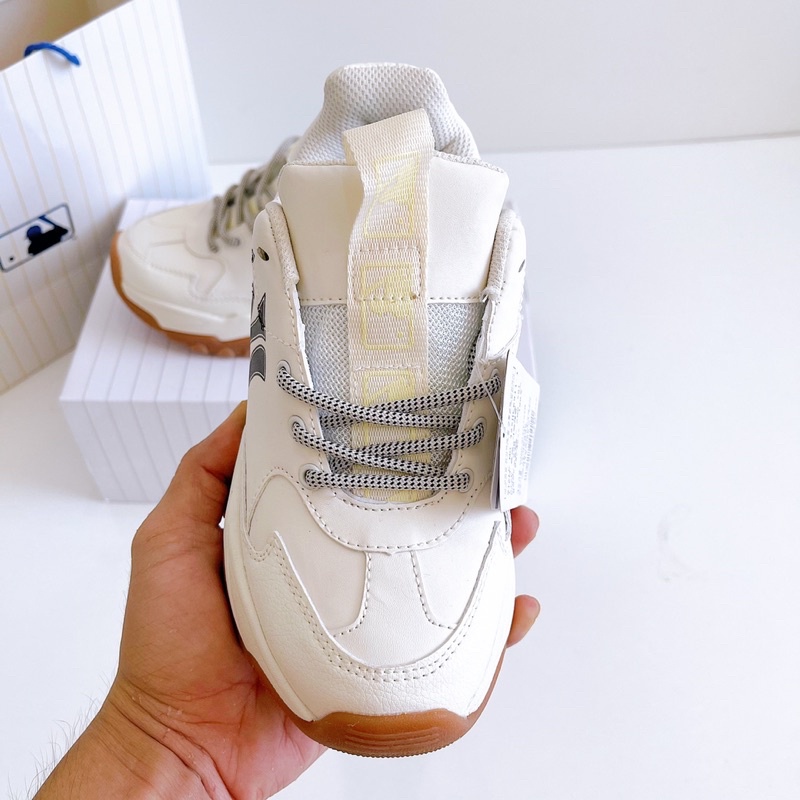 Xả kho Sale Lớn  giày thể thao mlb ny đế nâu độn đế nam nữ siêu xinj giày sneaker thỏ store