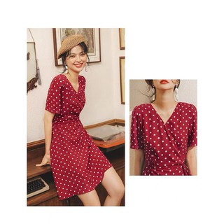 Villy Dress - Đầm bi đỏ