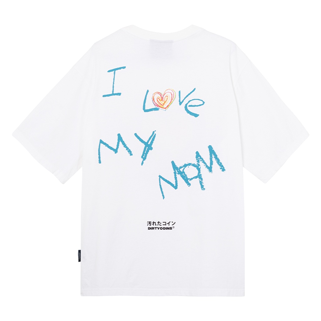 DirtyCoins Áo thun LoveMom T-shirt - White