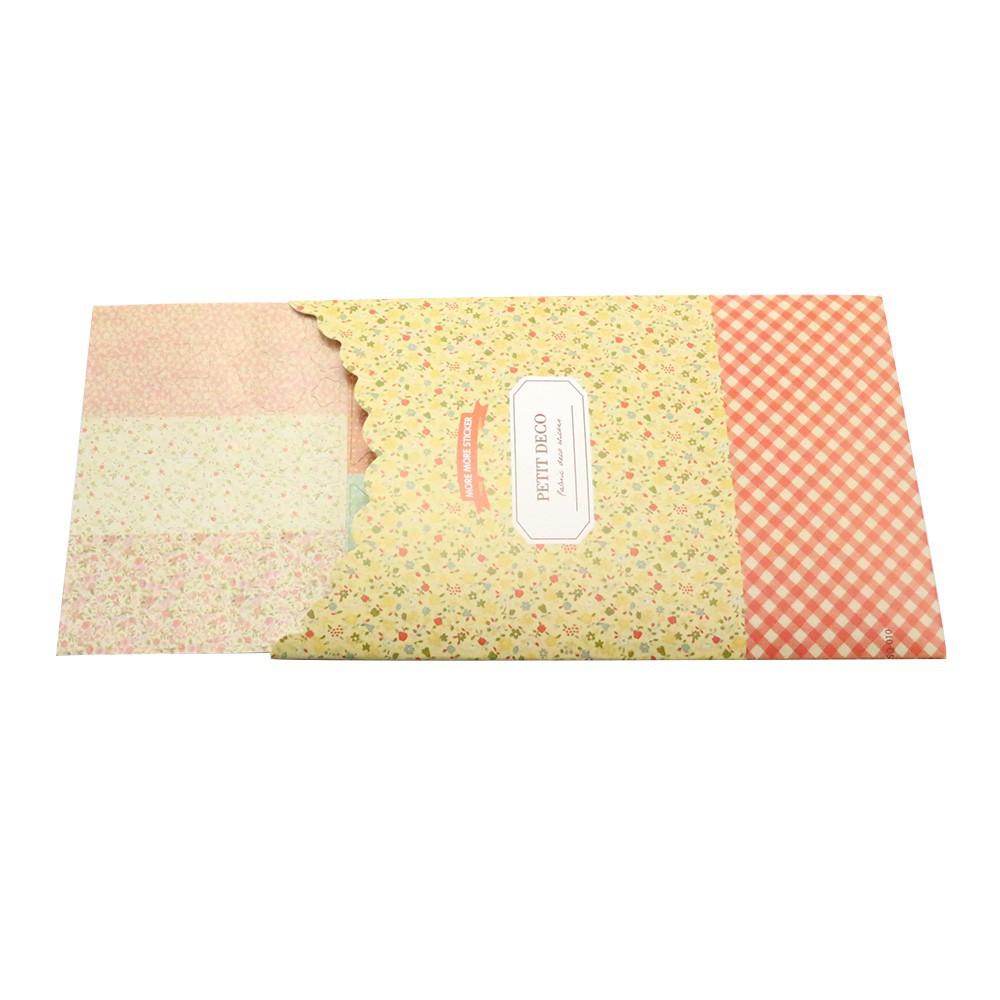 Bộ 8 miếng dán sticker trang trí lịch &amp; sổ lưu niệm