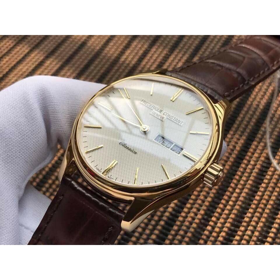 Đồng hồ nam Frederique Constant FC-225ST5B5 - Máy Quartz Thụy Sỹ - Kính Sapphire nguyên khối - Dây da cao cấp