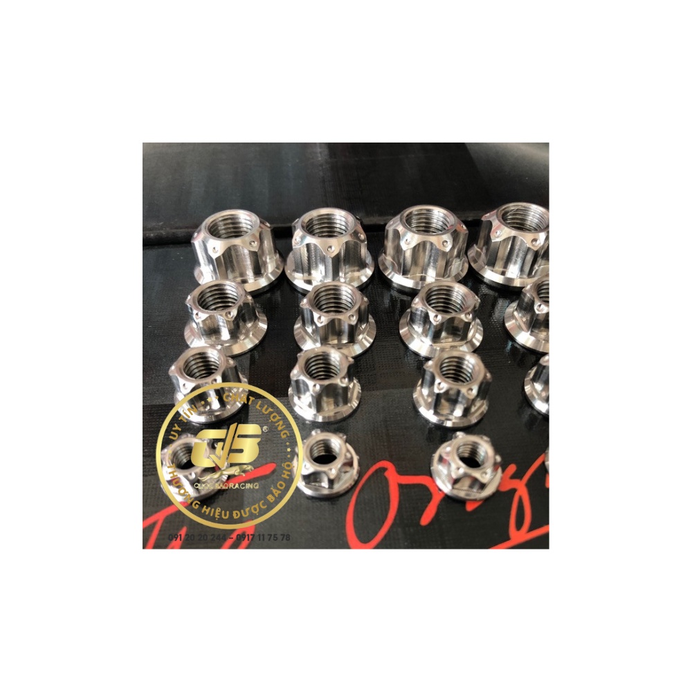 Tán Hở Salaya 6li, 8li, 10li, 12li không rỉ sét được gia công tỉ mỉ và đặc biệt là siêu sáng. BH 1 ĐỔI 1