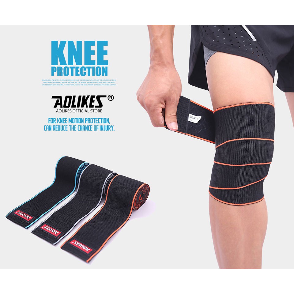 Băng quấn đầu gối thể thao AOLIKES A-1517 Sport knee support