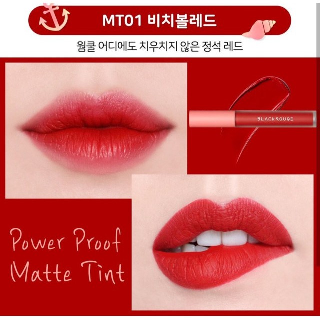 [ SẴN ] Son kem Black Rouge Power Proof Matte Tint TPS | BigBuy360 - bigbuy360.vn