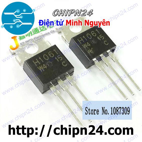 [3 CON] Transistor H1061 TO-220 NPN 4A 80V (C1061 1061)