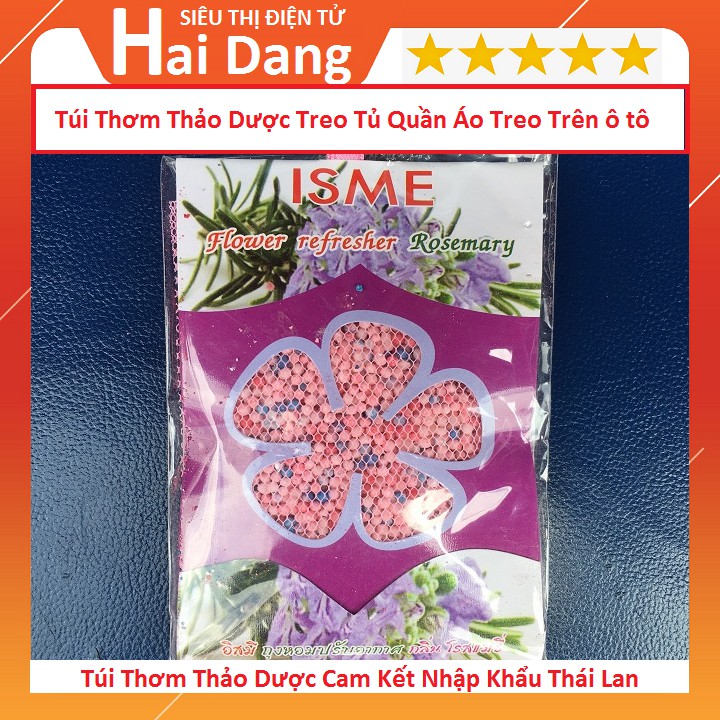 Túi Thơm,Túi Thơm Thảo Dược Thiên Nhiên Treo Tủ Quần Áo, Treo Trên ô tô Nhập Khẩu Thái Lan