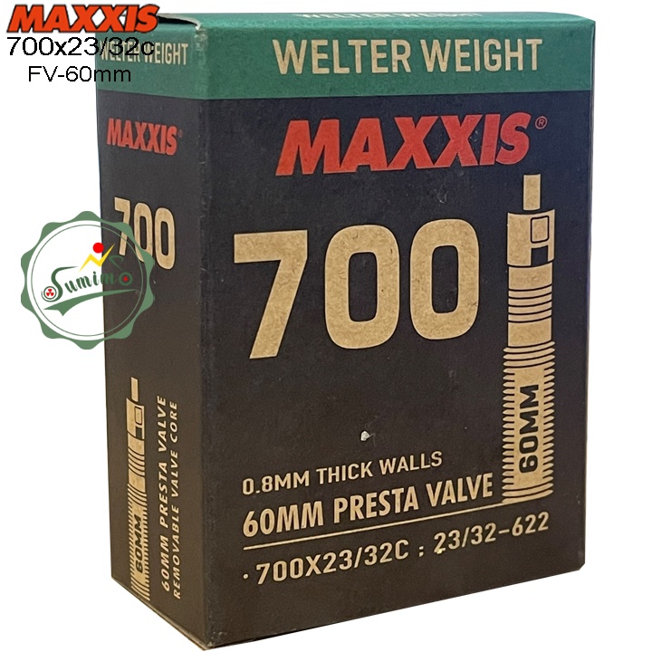 Ruột xe đạp - Săm MAXXIS Welter Weight 700x23-32c Presta Valve - Van nhỏ 60mm