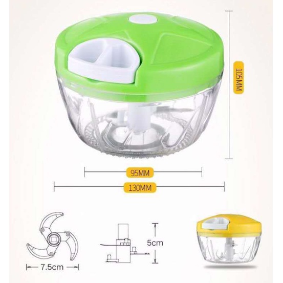 Máy xay tỏi ớt cầm tay mini,Xay Đá,Xay Thịt, băm rau củ quả, xay thịt, gừng, nghệ, hành, sả tiện dụng