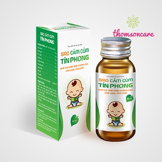 Siro cảm cúm cho trẻ em -Thảo dược - Tín phong