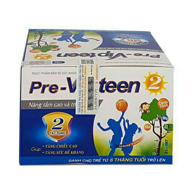 Pre vipteen 2 ( có team Vinh Gia)- Tăng chiều cao cho bé