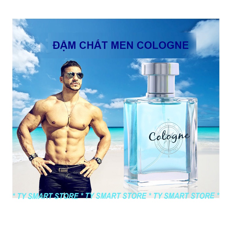 Nước Hoa Nam Hương Thơm Cá Tính Bền Mùi Cologne 50ml