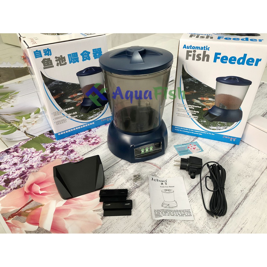 Máy Cho Cá Koi Ăn Tự Động JEBAO Auto Feeder