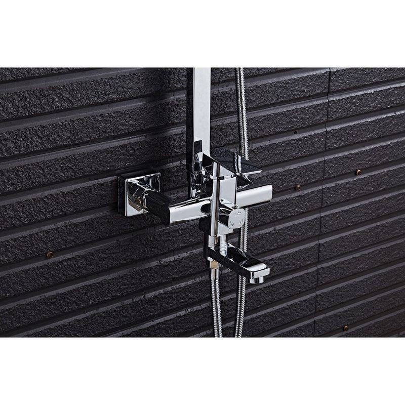 Sen cây tắm vuông inox 304 sen cây tắm đứng  giá rẻ tại Tphcm