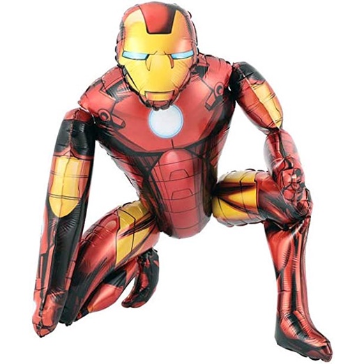 Bong Bóng Hình Người Nhện/Iron Man 3D Độc Đáo Trang Trí Tiệc Sinh Nhật