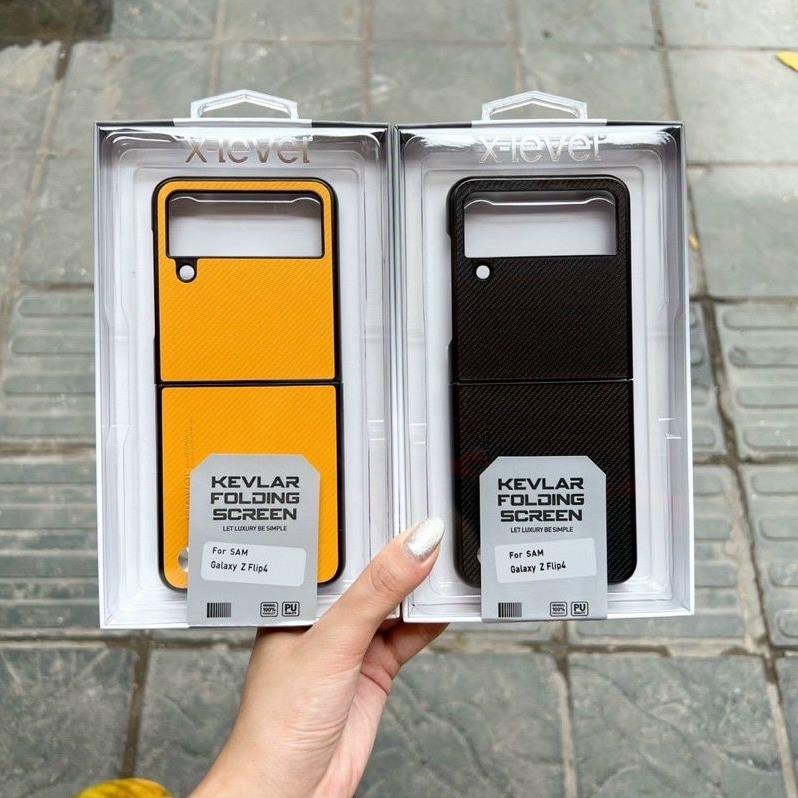Ốp Lưng X-LEVEL KevLar Cho SamSung Galaxy Z Fold 5 / Z Flip 5 /  Z Fold 4 / Z Flip 4 - Chống Xước, Chống Vân Tay