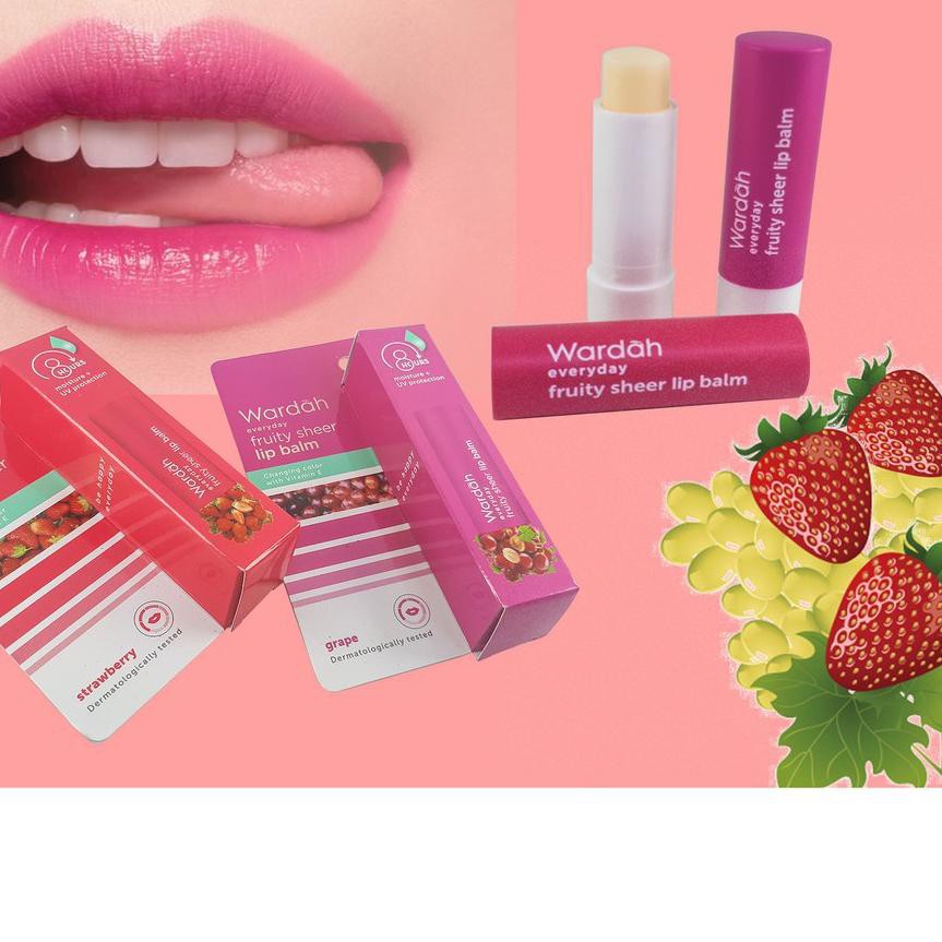(Hàng Mới Về) Son Dưỡng Môi Wardah Everyday Chiết Xuất Trái Cây (Yse-491)