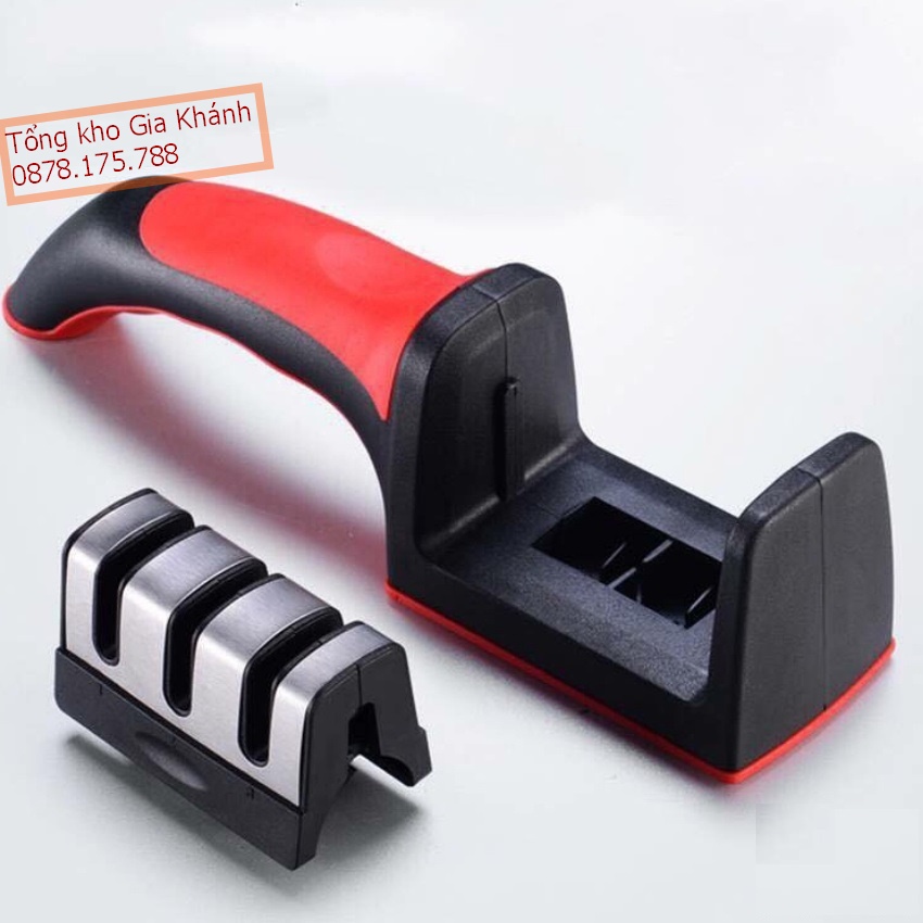 DỤNG CỤ MÀI DAO 3 LƯỠI SHARPENER , Đồ Mài Dao Siêu Bén Mini Cầm Tay