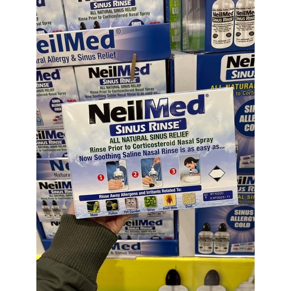 COMBO 50 / 100 GÓI MUỐI NEILMED USA CHÍNH HÃNG_ hàng tách lẻ HSD 2025/2026