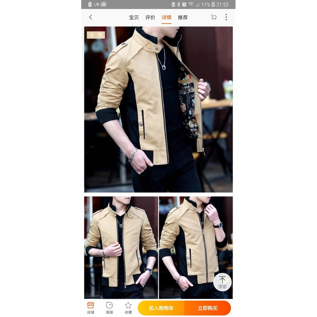 Áo Khoác Kaki Nam Phong Cách Hàn Quốc Siêu Ngầu | BigBuy360 - bigbuy360.vn