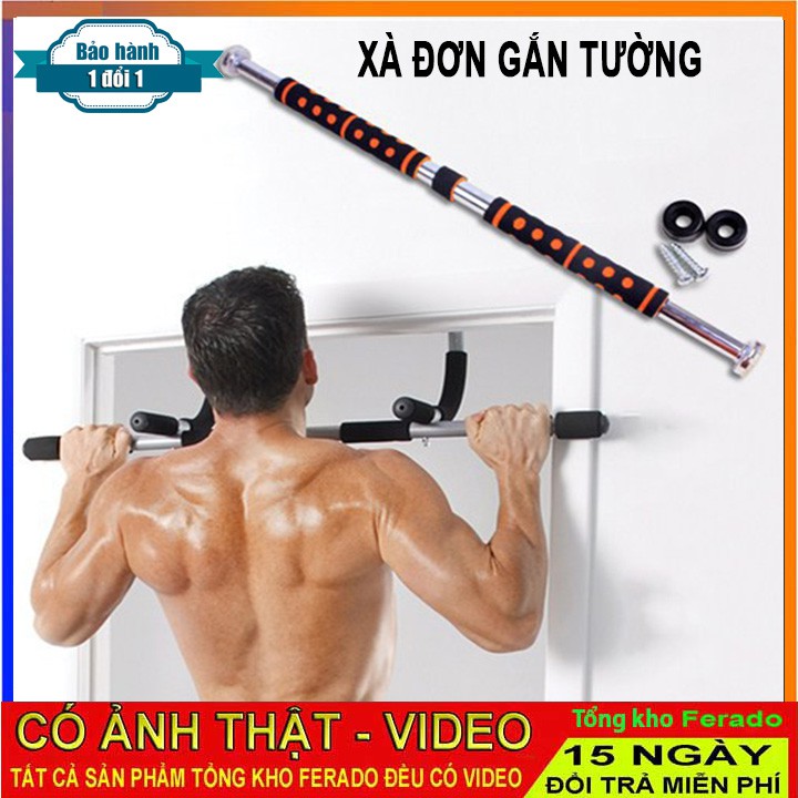 Xà đơn gắn cửa hoặc treo tường 60-130 cm