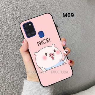 Ốp lưng Samsung A21s in hình đôi heo - Ốp lung đôi siêu xinh