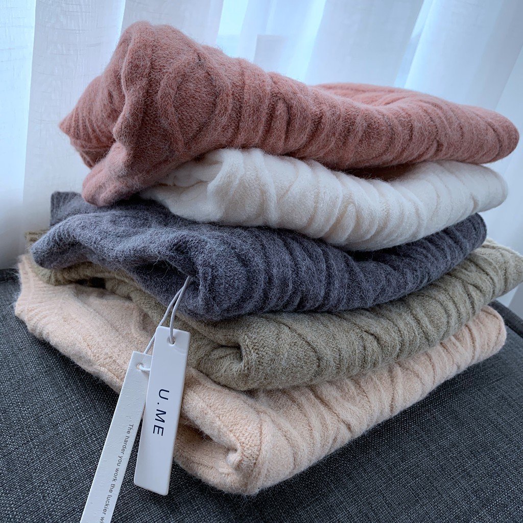 (ORDER) Áo len vest gile nữ vặn thừng mềm mịn dày dặn ấm áp vintage Hàn Quốc | BigBuy360 - bigbuy360.vn