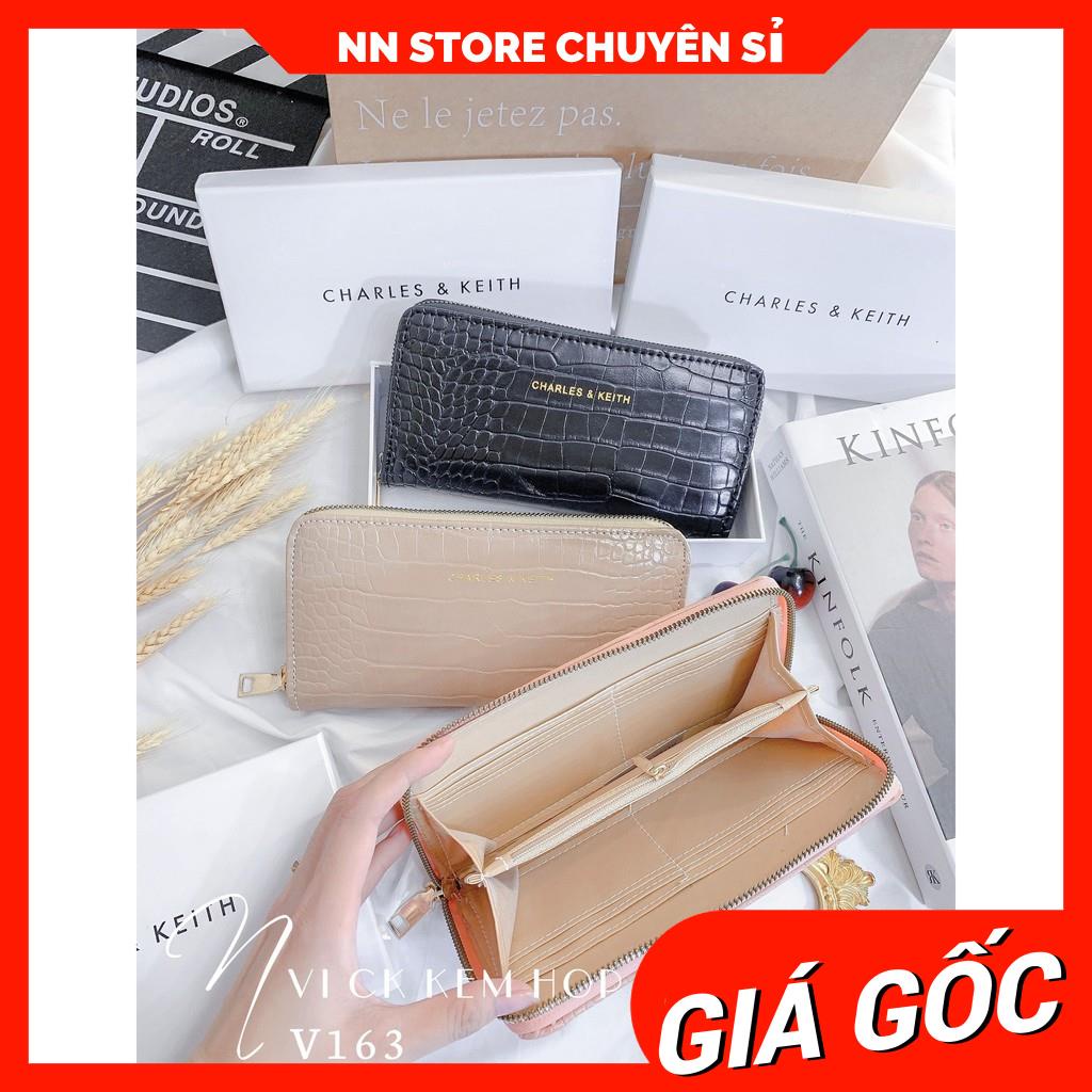 VÍ C&amp;K KÈM HỘP SANG TRỌNG V163 ⚡FREESHIP⚡100% ẢNH THẬT⚡ NN CHUYÊN SỈ - NN STORE