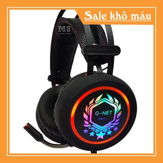 [FreeShip] Tai nghe chụp tai Gnet H99 âm thanh 7.1 - Led đổi màu - BH 12 Tháng [Ảnh Thật]
