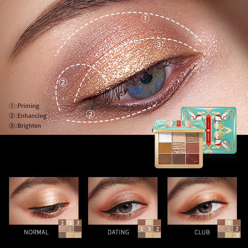 ( Bb221 ) [Hàng mới về] Combo sỉ Bảng Phấn Mắt Carslan X Dunhuang 9 Màu Sắc 16g ( Linhnam_SPA ) | BigBuy360 - bigbuy360.vn