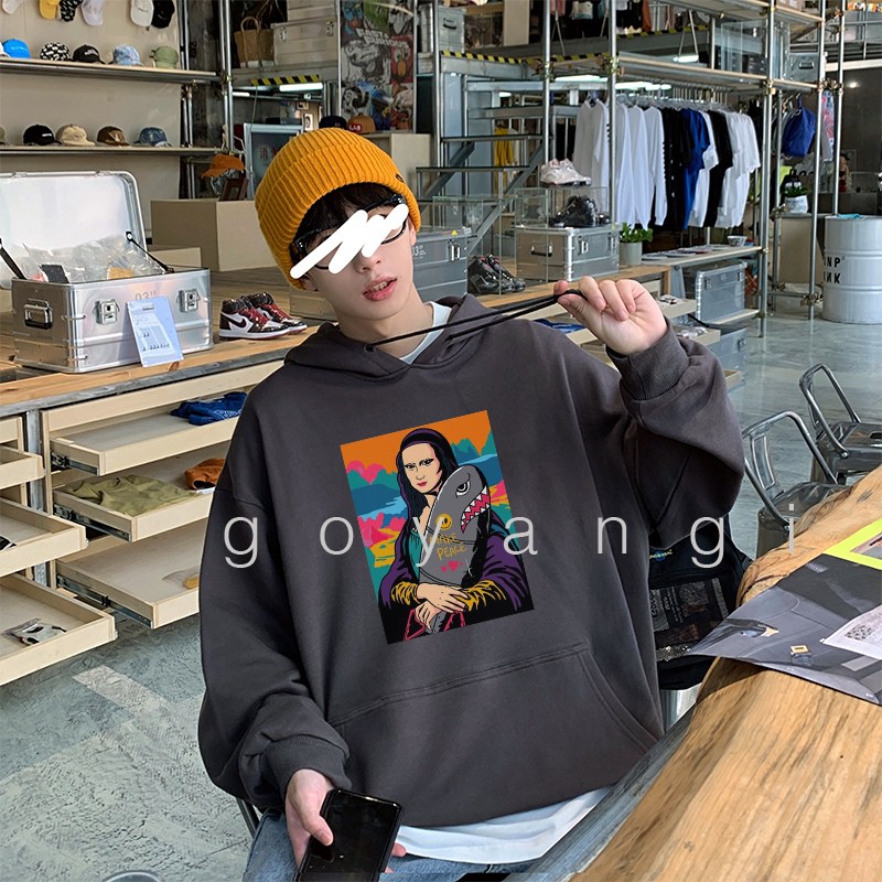 Áo hoodie goyangi Unisex Lisa Make Peace phong cách Hàn Quốc