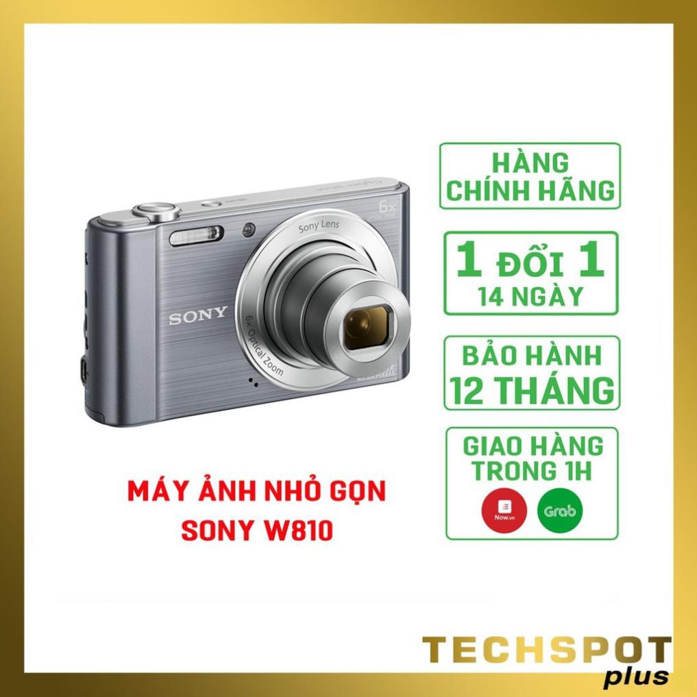 Máy ảnh nhỏ gọn Sony W810 với zoom quang học 6x  | Hàng Chính Hãng