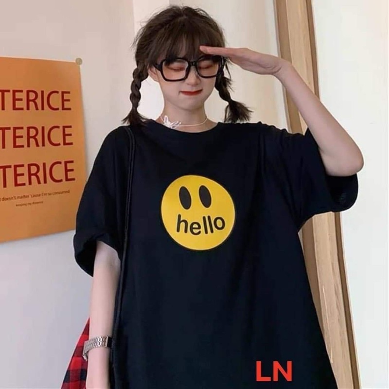 Áo phông mặt vàng Hello TH6