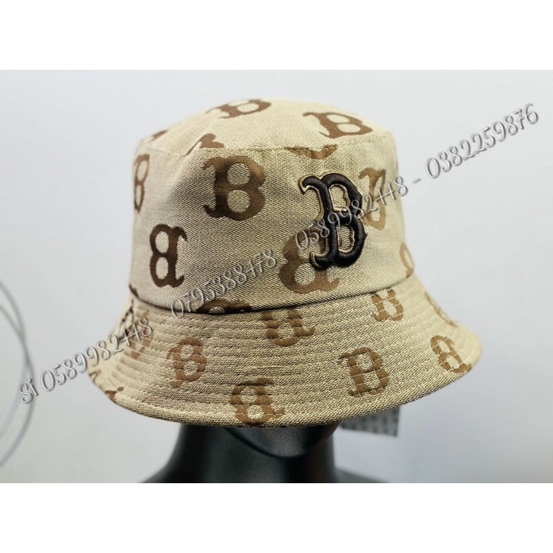 Mũ bucket MLB thêu chữ B vải nhập cực hot - Nón vành thêu chữ Ulzzang