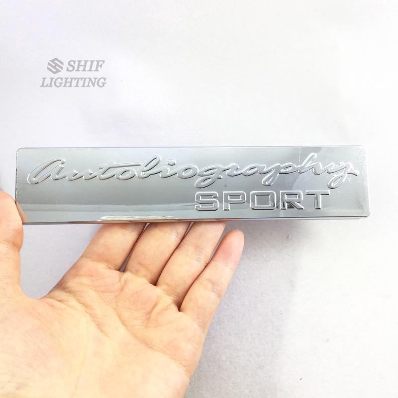 Miếng dán kim loại trang trí sườn bên cho ô tô thể thao Range Rover Land Rover