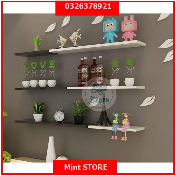 [Kệ trang trí gỗ MDF] - Kệ treo tường gỗ mdf, gỗ tự nhiên Mịnt STORE THÔNG TIN CHI TIẾT Kệ trang trí được làm bằng gỗ tự