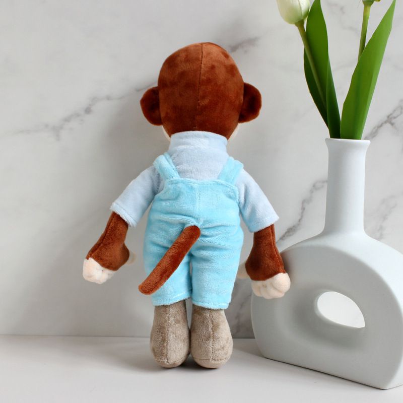 28cm carton Amanda the Adventurer Plush Toys Monkey Stuffed Animal Doll Kids Xmas Gifts