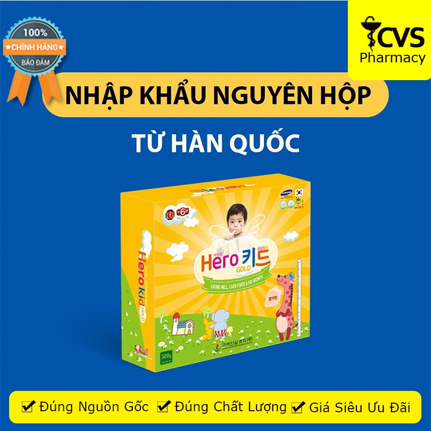 Hero Kid Gold - Siro Hỗ Trợ Cải Thiện Biếng Ăn, Tăng Chiều Cao Cho Trẻ - CVSPHARMACY