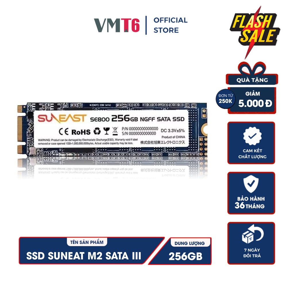 [Flash Sale]Ổ cứng SSD 256GB/128GB Suneast | Glowy | Indilink loại M2 | MSata và SSD 2.5'' 120GB - BH 36 tháng !!!