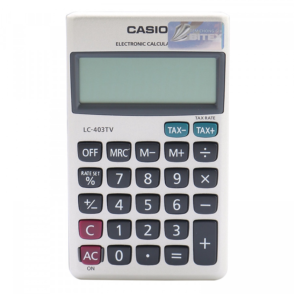 Máy Tính Bỏ túi Casio LC-403TV