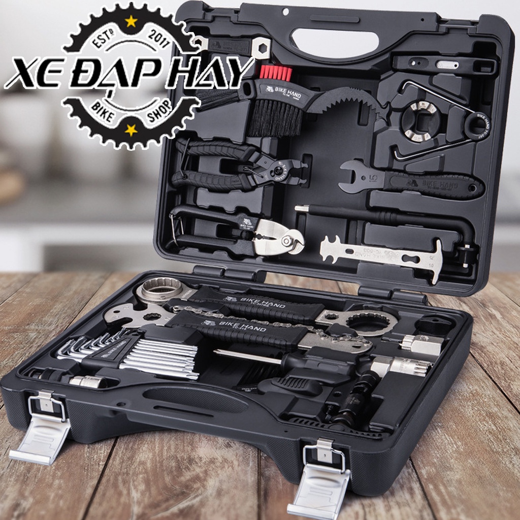 Hộp Đồ Bộ Dụng Cụ Sửa Xe Đạp Chuyên Nghiệp BIKEHAND YC799 | Bộ Đồ Nghể Sửa Chữa Bảo Dưỡng Xe Đạp
