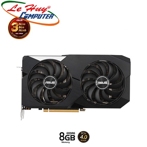 Card màn hình VGA ASUS Dual Radeon RX 6600 8GB GDDR6 (DUAL-RX6600-8G)