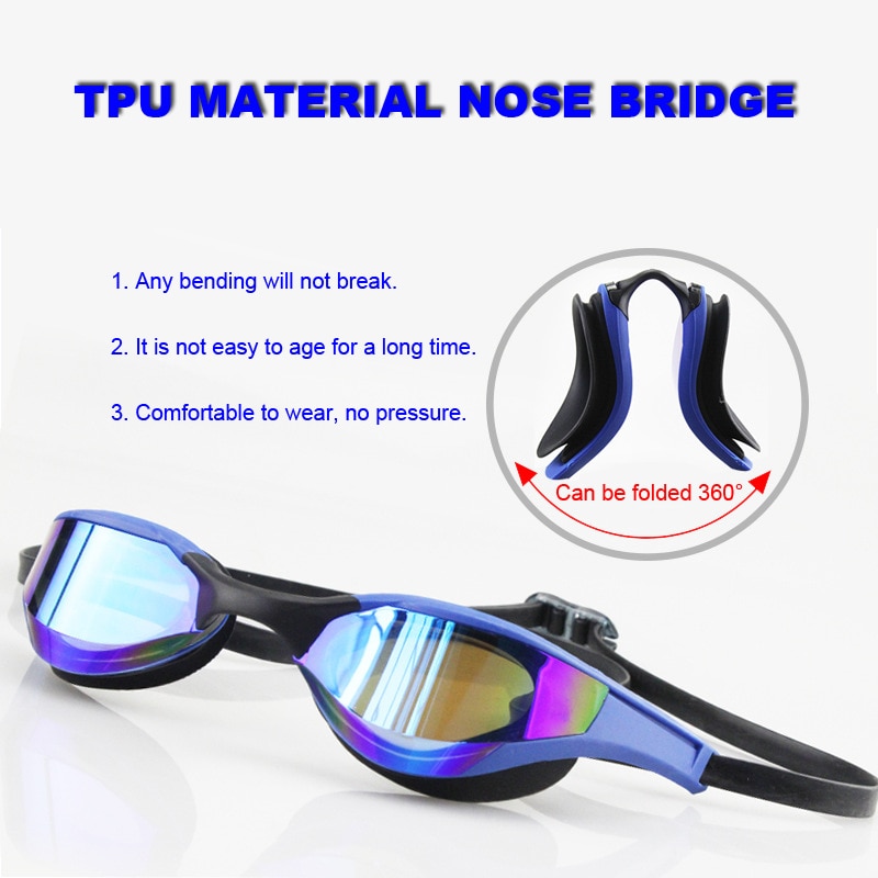 Mới Kính Bơi Chuyên Nghiệp Chống Thấm Nước Chống Tia UV