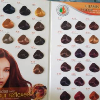 THUỐC NHUỘM TÓC CAO CẤP - CHAMIS ĐỦ MÀU