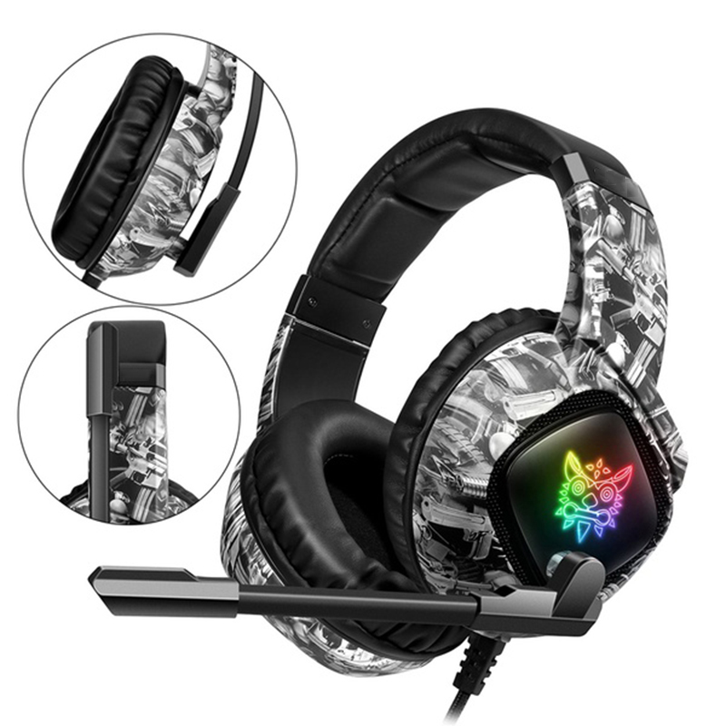 Tai Nghe Gaming Có Mic Và Đèn Led Giắc Cắm 3.5mm Cho Pc / Xbox One / Ps4 / Nintendo Switch Bj Franchisesy | BigBuy360 - bigbuy360.vn